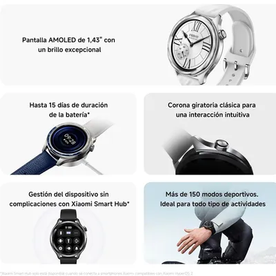 Imagen 2 del producto Smartwatch Watch S4 Negro