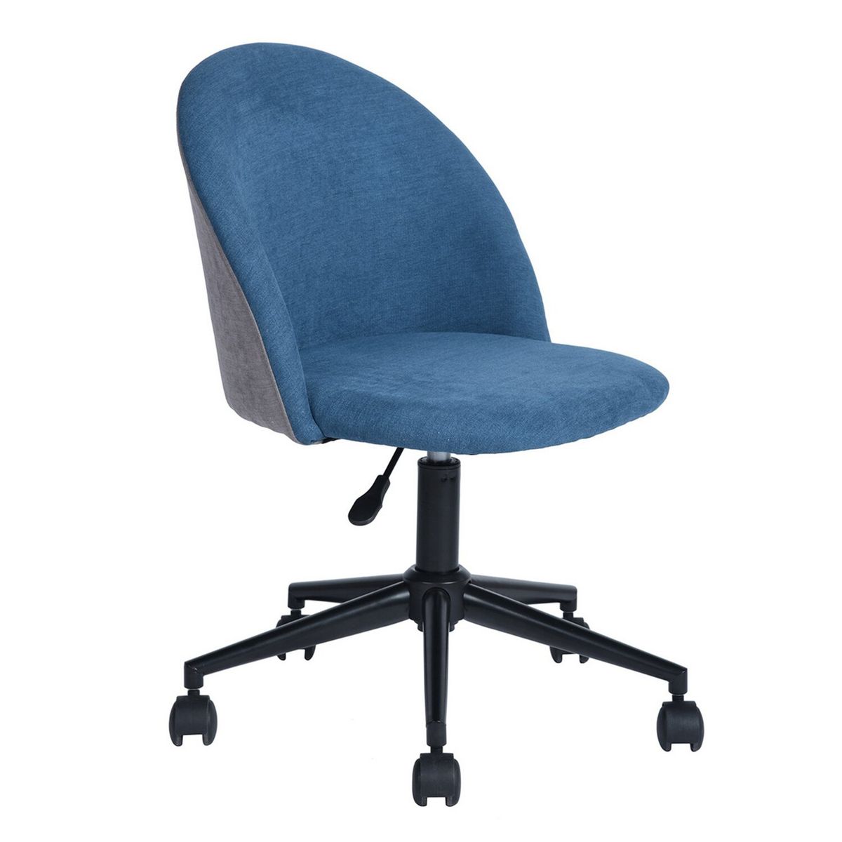 NOVAHUS - Silla De Oficina Bicolor Altura Ajustable Azul