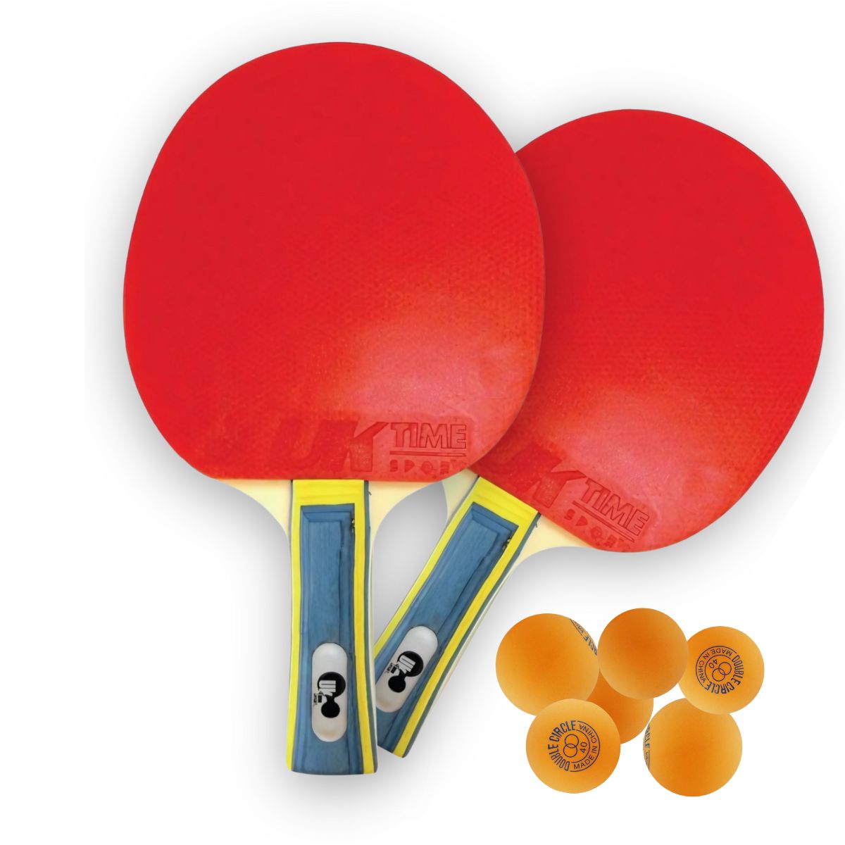 UK TIME - Set de Ping Pong UKTIME Premium 2 Paletas Mas 10 Pelotas