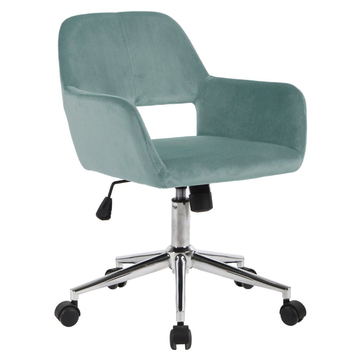 NOVAHUS - Silla Oficina Cromwell Terciopelo Aqua