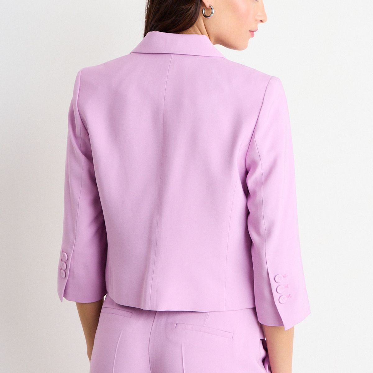 IO - Blazer Liso Mujer Morado Io