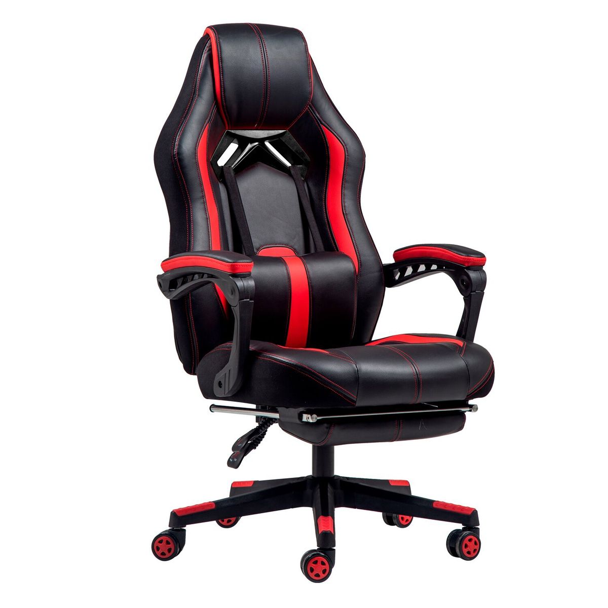 NOVAHUS - Silla Gamer Swift Con Reposapiés Rojo