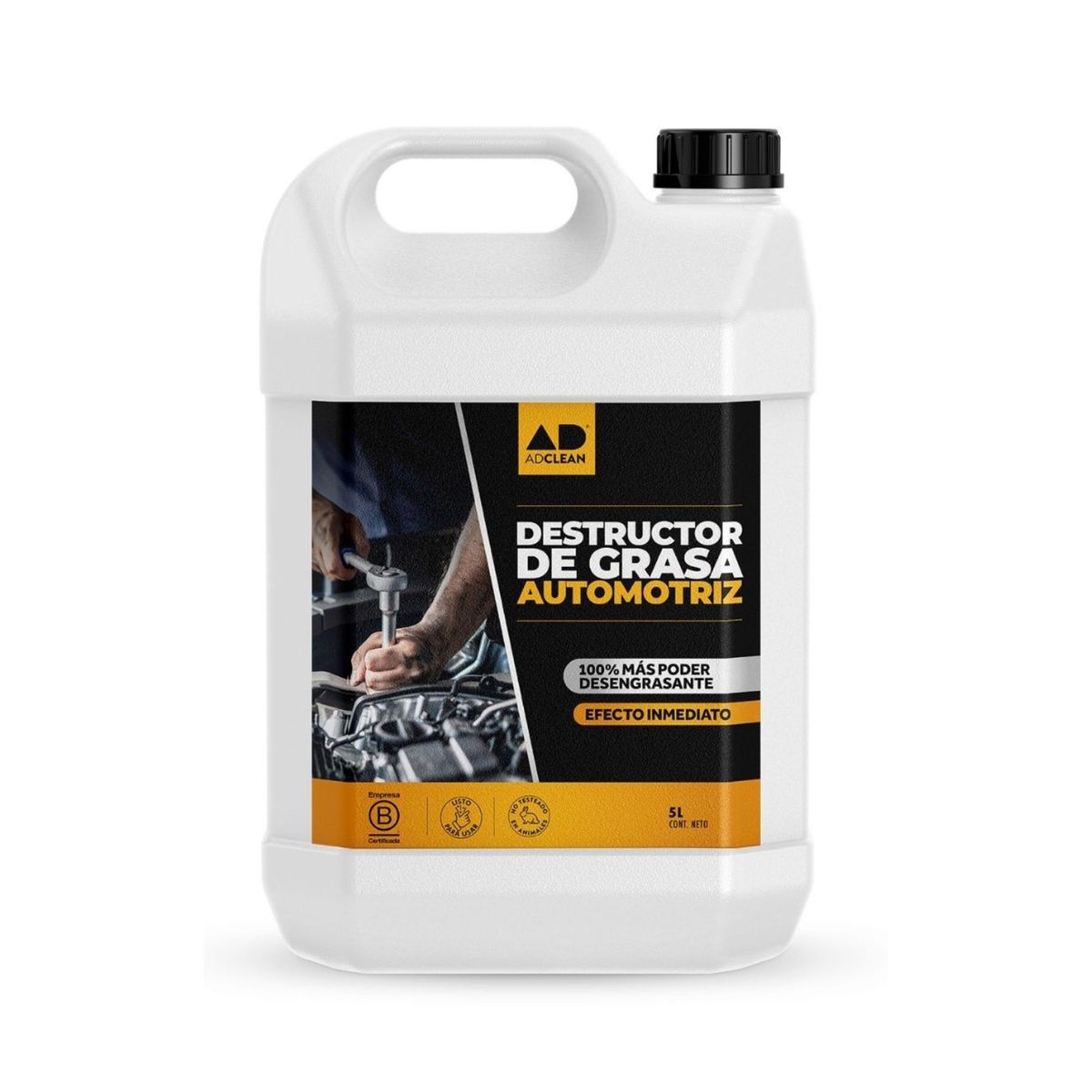 ADCLEAN - EL DESTRUCTOR DE GRASA AUTOMOTRIZ 5 L