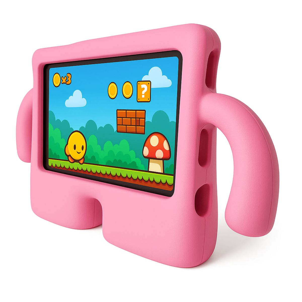 JOIGO - Carcasa Funda Para Niños Antigolpe Para iPad A16 11th Fucsia