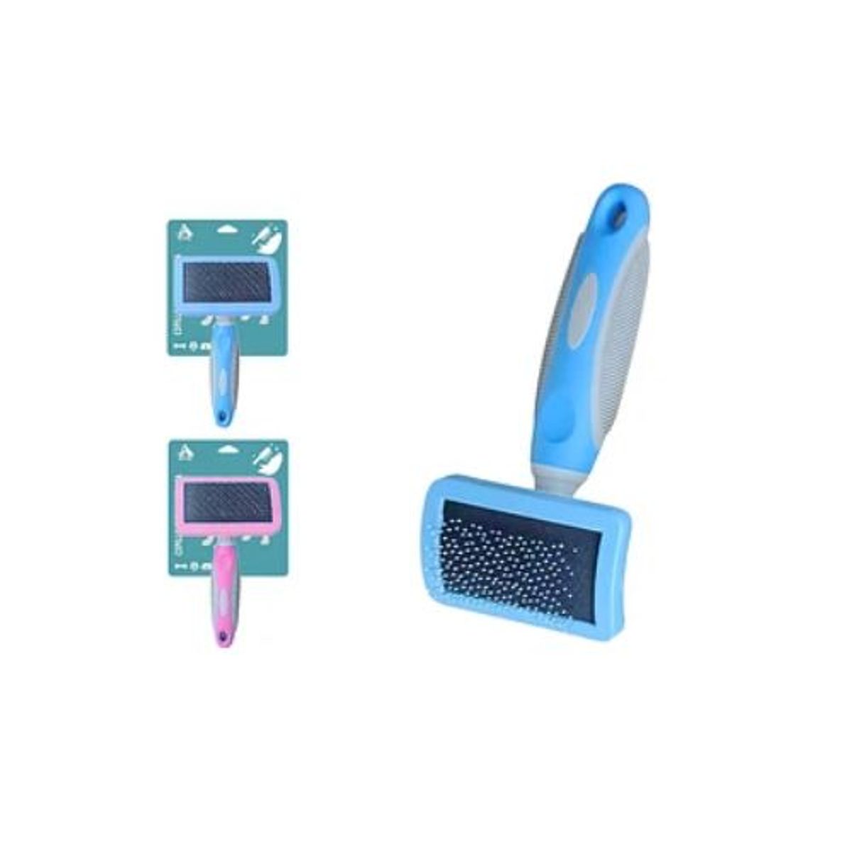 GENERICO - Cepillo con agujas finas para mascotas 18107cm Color Aleatorio