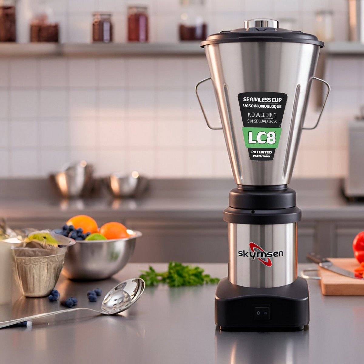GENERICO - Licuadora Comercial Inoxidable Skymsen 8 Lts modelo LCI8
