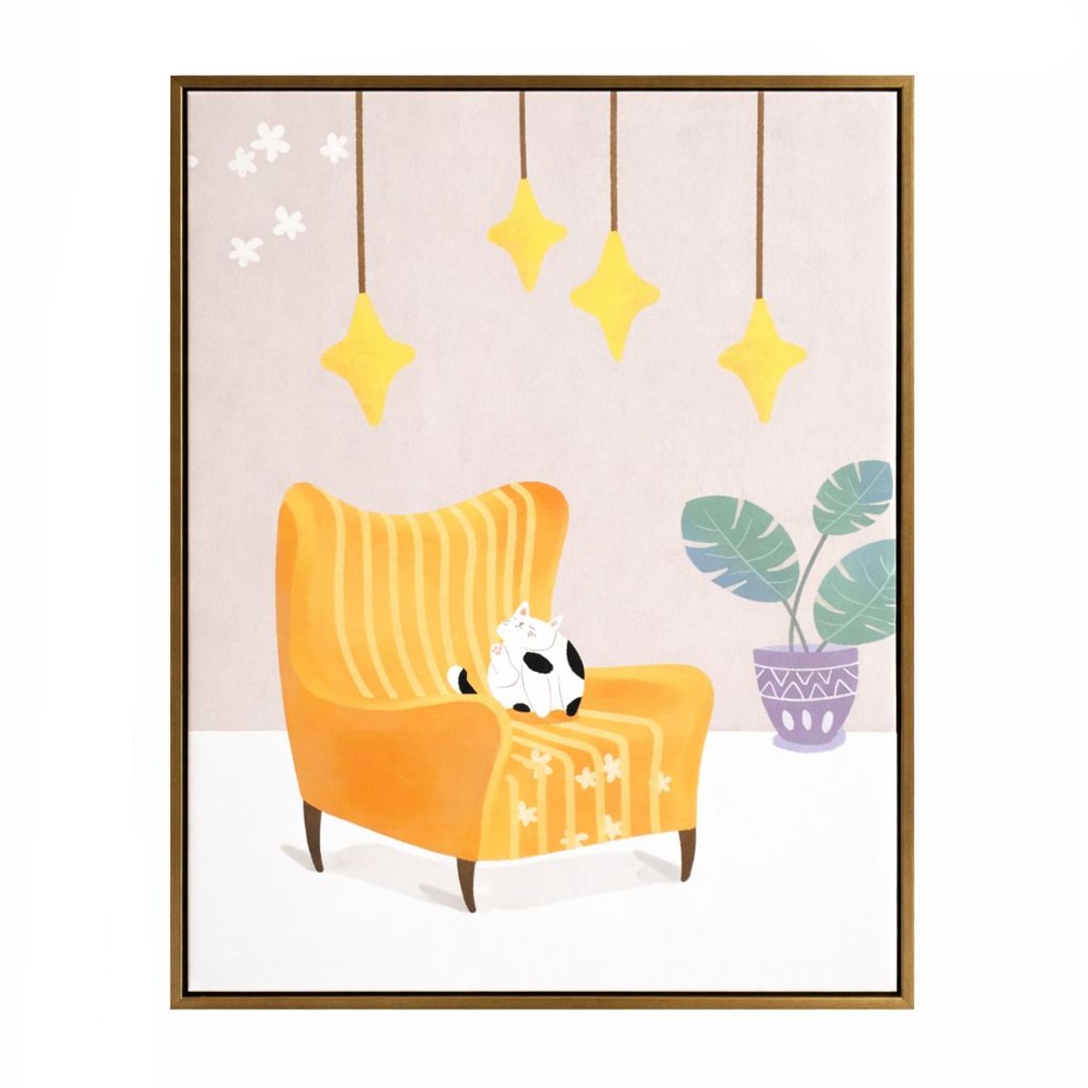 GENERICO - Cuadro Decorativo Gato 40cm50cm