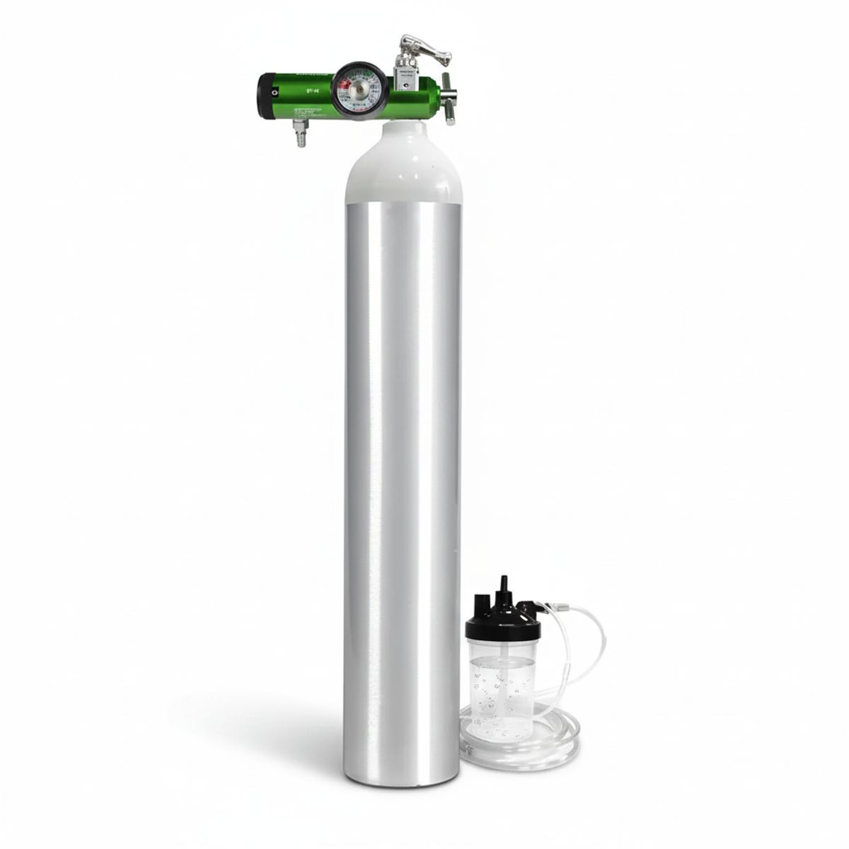 TOPMEDIC - Cilindro Tubo de Oxigeno Medicinal Portatil Kit Tanque De 685 Litros Tipo E