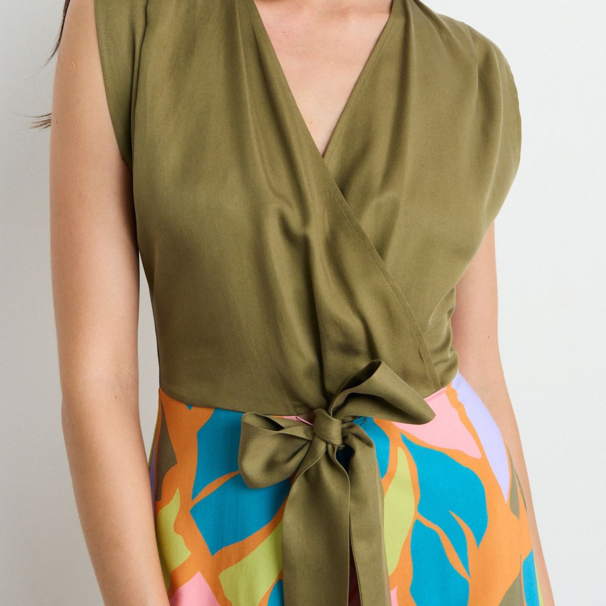 IO - Enterito Fantasia Mujer Bicolor Estampado Io