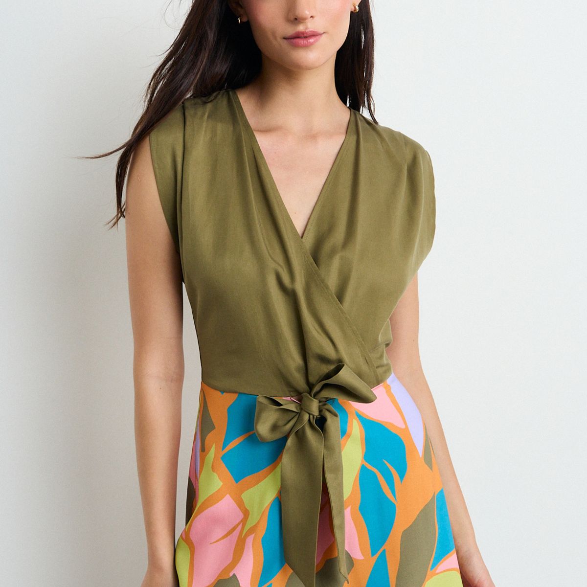 IO - Enterito Fantasia Mujer Bicolor Estampado Io