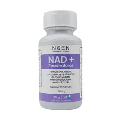 COSMETICA NATURAL NGEN - Suplemento NAD+ y Resveraforce para 2 meses