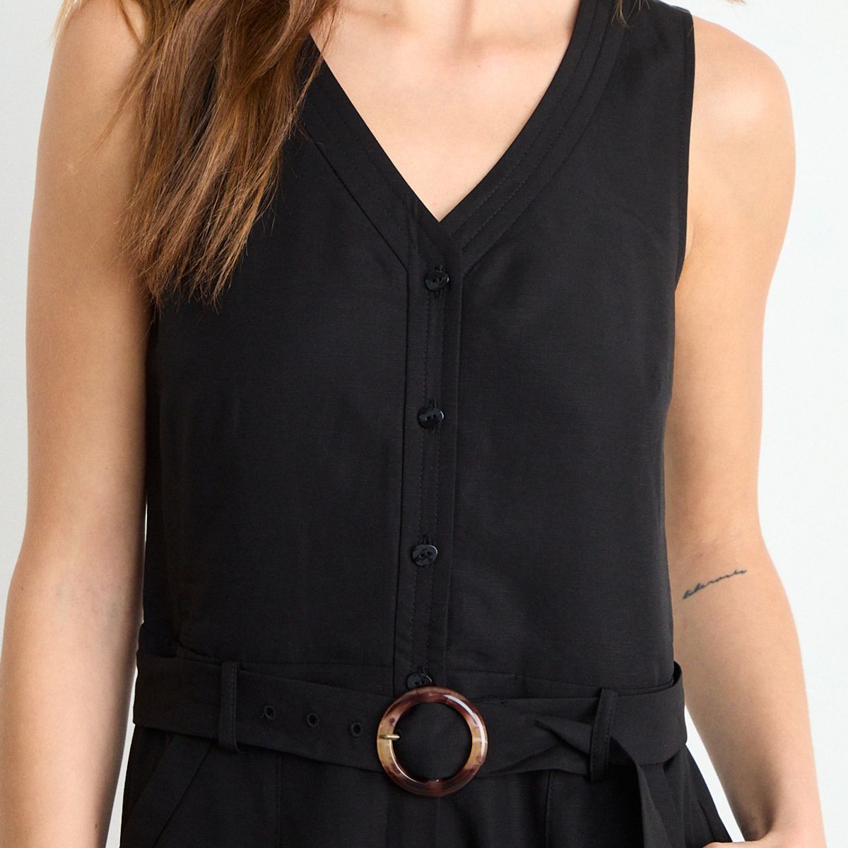 IO - Enterito Liso Mujer Negro Io