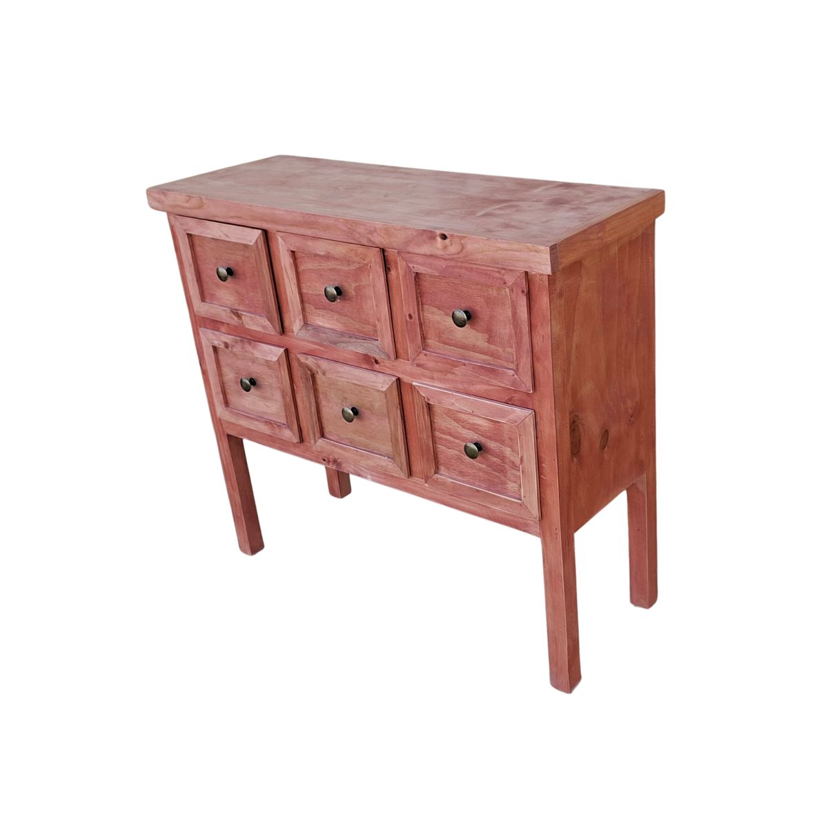 CASAHOGGAR - Mueble Urbino 6 Bicolor Rojizo