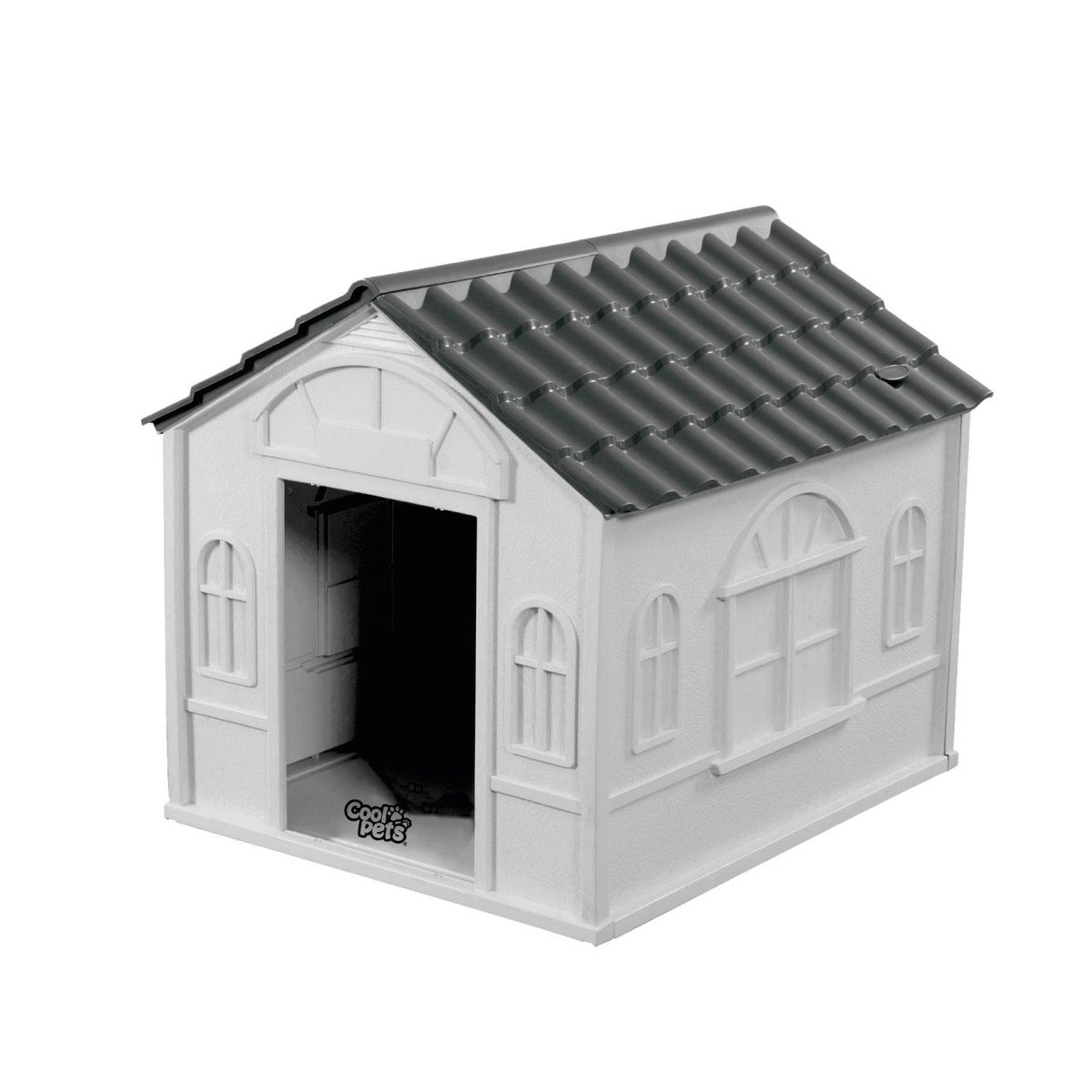COOL PETS - Casa Para Perro Grande Cool Pets 98x84x82Cm Techo Gris