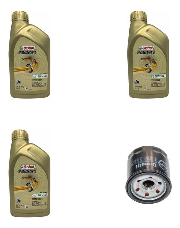 Kit Mantencion Benelli Tnt 300bn 302r302s Filtro Original