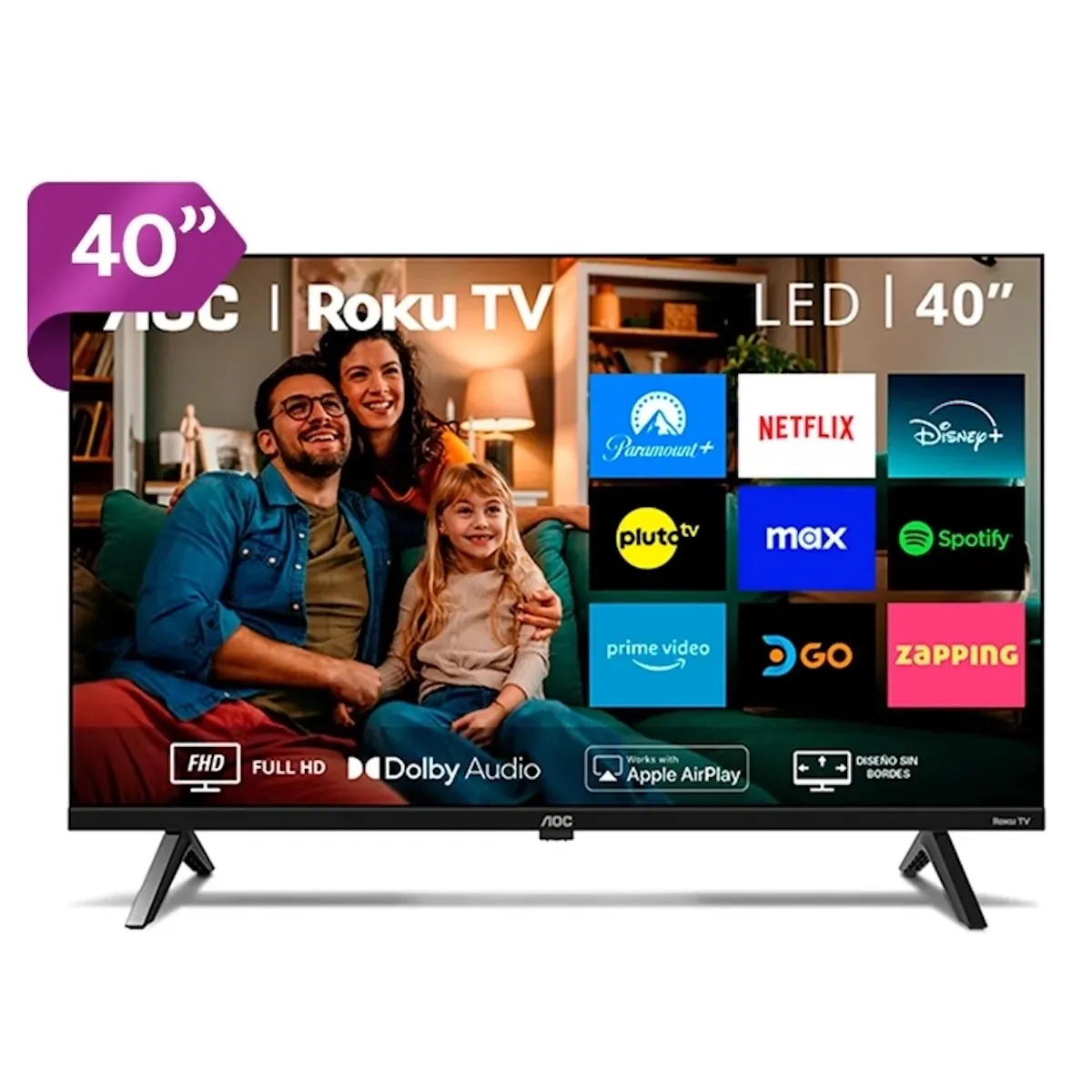 AOC - Smart Tv Aoc Led Full Hd 40” 40s5045