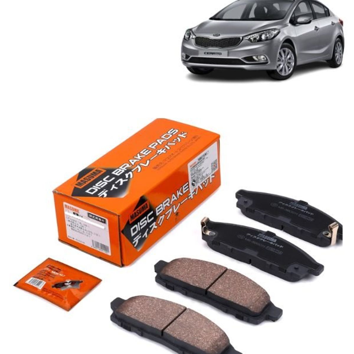 GENERICO - Pastillas de Freno Masuma  Para KIA CERATO III MS-K0025