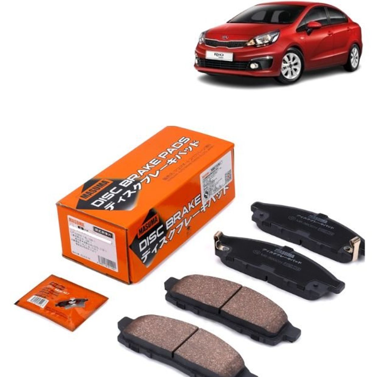 GENERICO - Pastillas de Freno Masuma  Para KIA RIO III MS-K0025