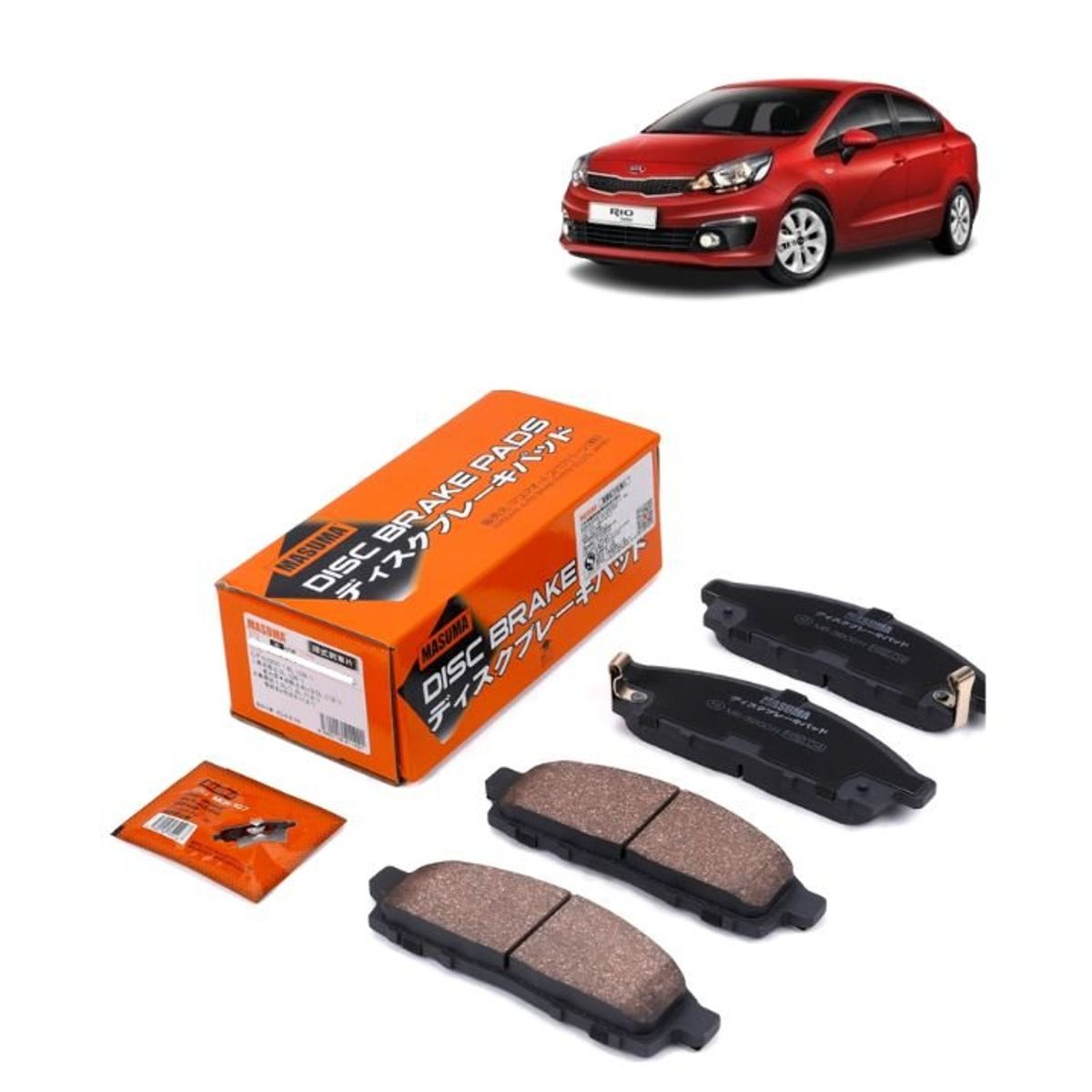 GENERICO - Pastillas de Freno Masuma  Para KIA RIO III MS-K0025