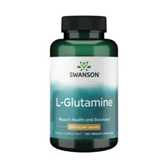 SWANSON - L-GLUTAMINA 500MG 100 CAPSULAS VEGANAS -