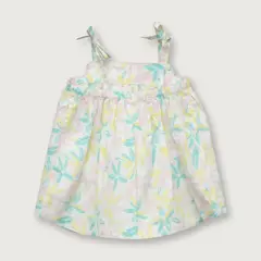 OPALINE - Blusa de niña cinta en tirantes Rosado