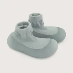 OPALINE - Pantufla Gris Suela De Goma Niño