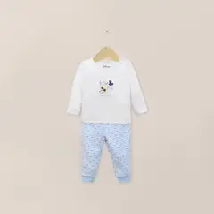 OPALINE - Pijama De 2 Piezas Disney Celeste