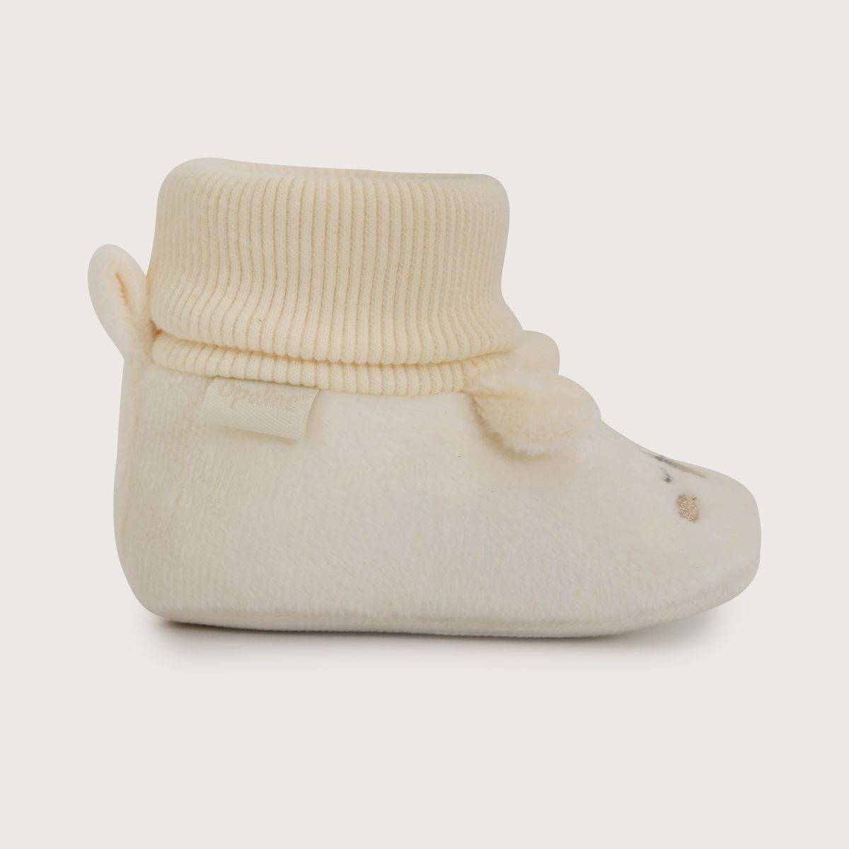 OPALINE - Zapato Tejido Oso Beige Bebé