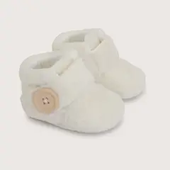 OPALINE - Pantufla Blanco Bebé Unisex