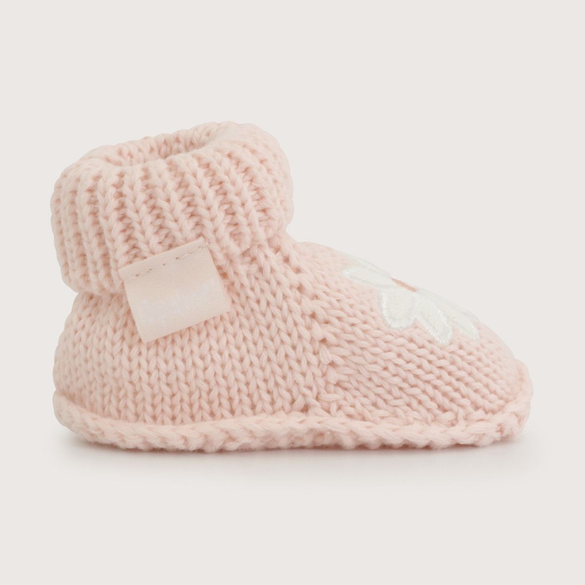 OPALINE - Pantufla Tejida Rosado Bebé