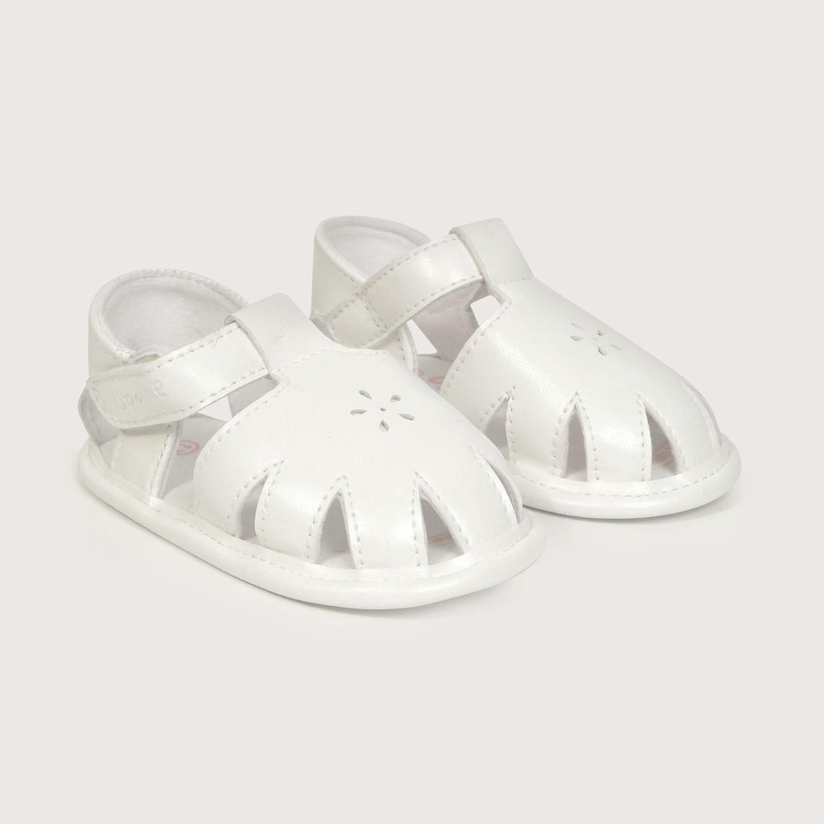 OPALINE - Sandalia de bebé niña vestir velcro Rosado