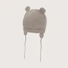 OPALINE - Gorro de Invierno para Bebé Niño con Orejitas 100% Algodón