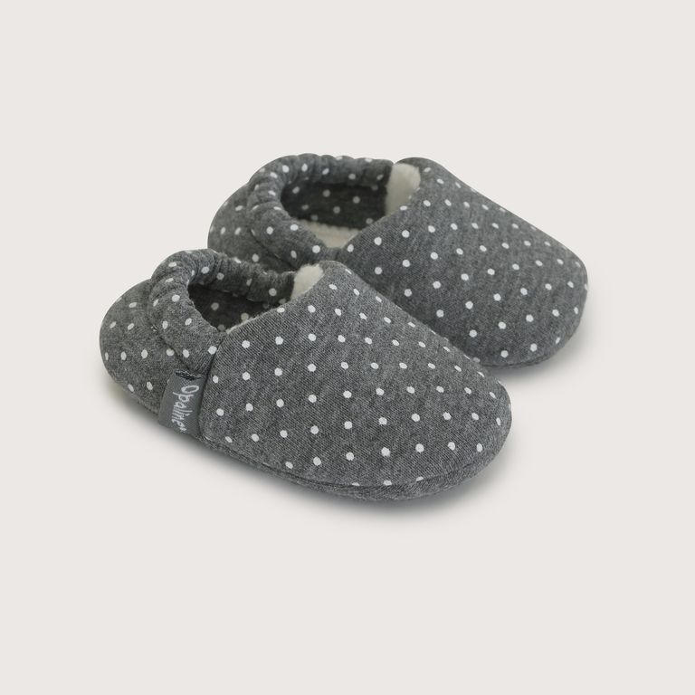 Pantufla Bebé Niño Gris