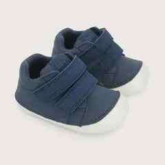 OPALINE - Zapatilla Gateador Con Velcro Bebé Niño Azul