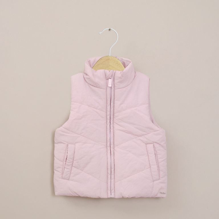 Parka Sin Mangas Infant Nina Rosado Rosa 4 ANOS