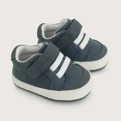 OPALINE - Zapatilla Velcro Para Niño Color Azul