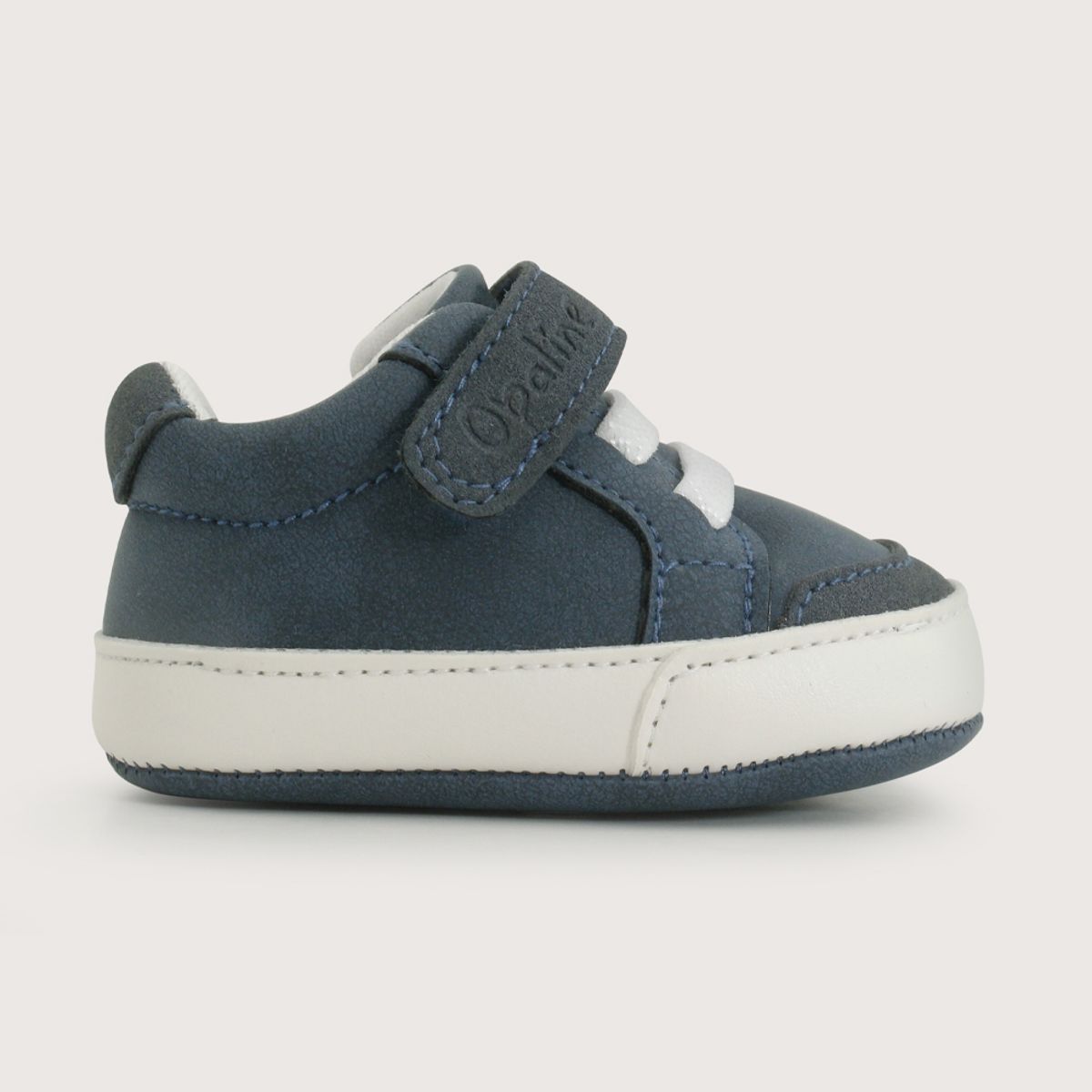 OPALINE - Zapatilla Velcro Para Niño Color Azul