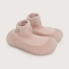 OPALINE - Pantufla Rosado Suela De Goma Niña