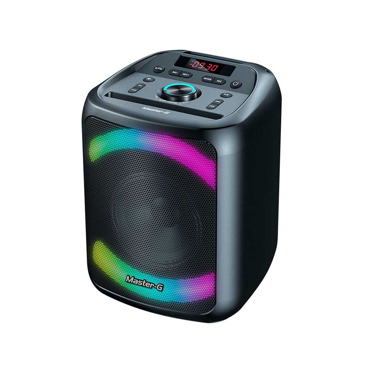 MASTER G - Parlante Bluetooth Master G Luces RGB y Micrófono