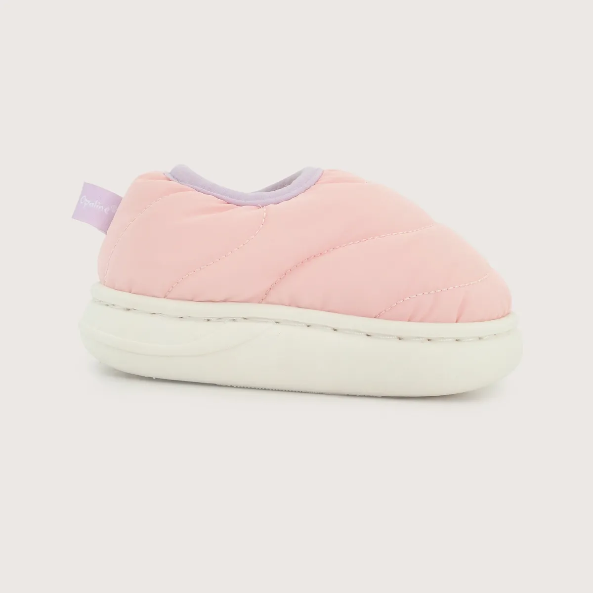 OPALINE - Pantufla Puffer Rosada Niña