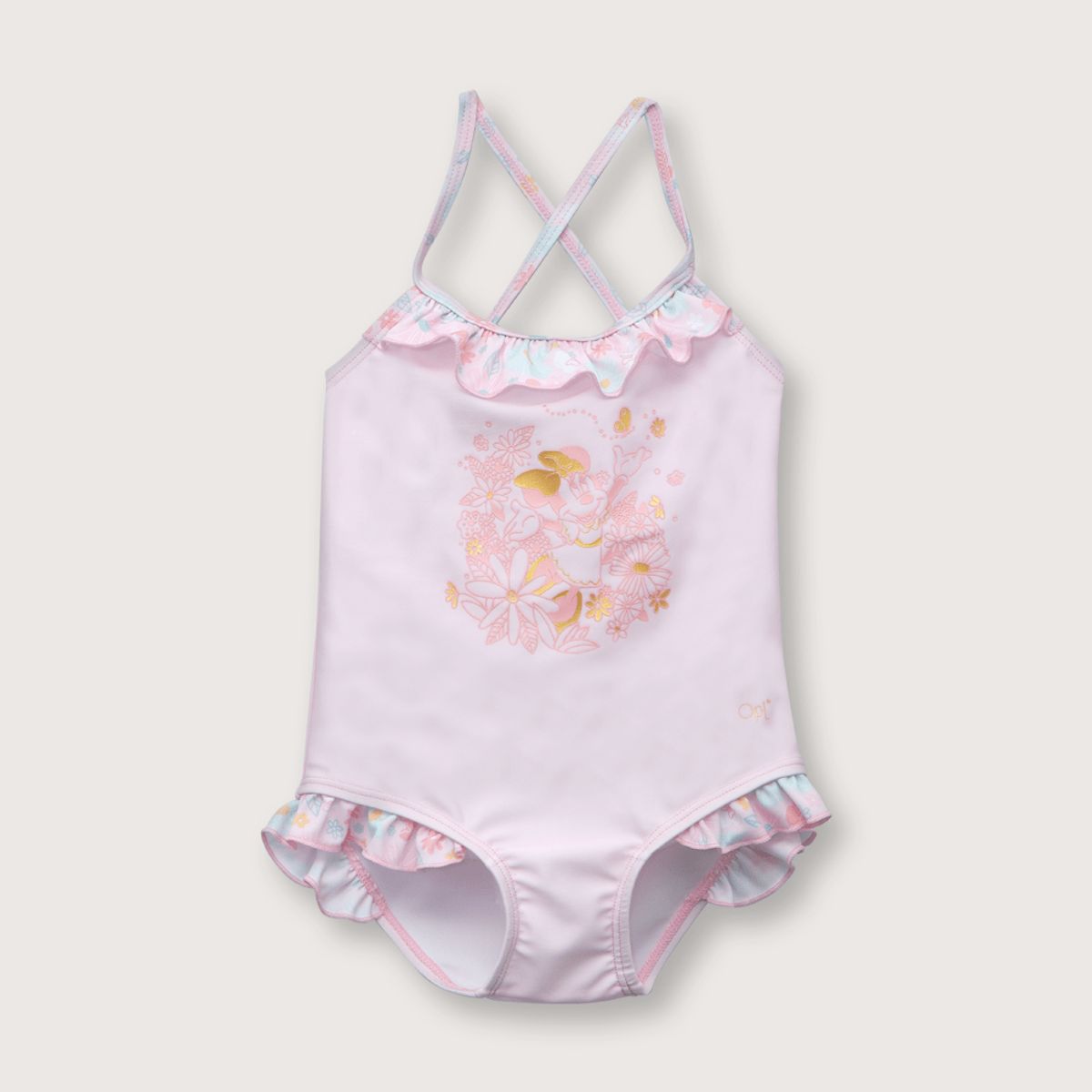 OPALINE - Traje de baño de niña Disney Minnie Mouse Rosado
