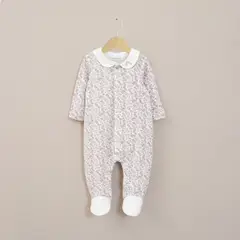 OPALINE - Oso Plush Bebe Niña Estampado Rosado
