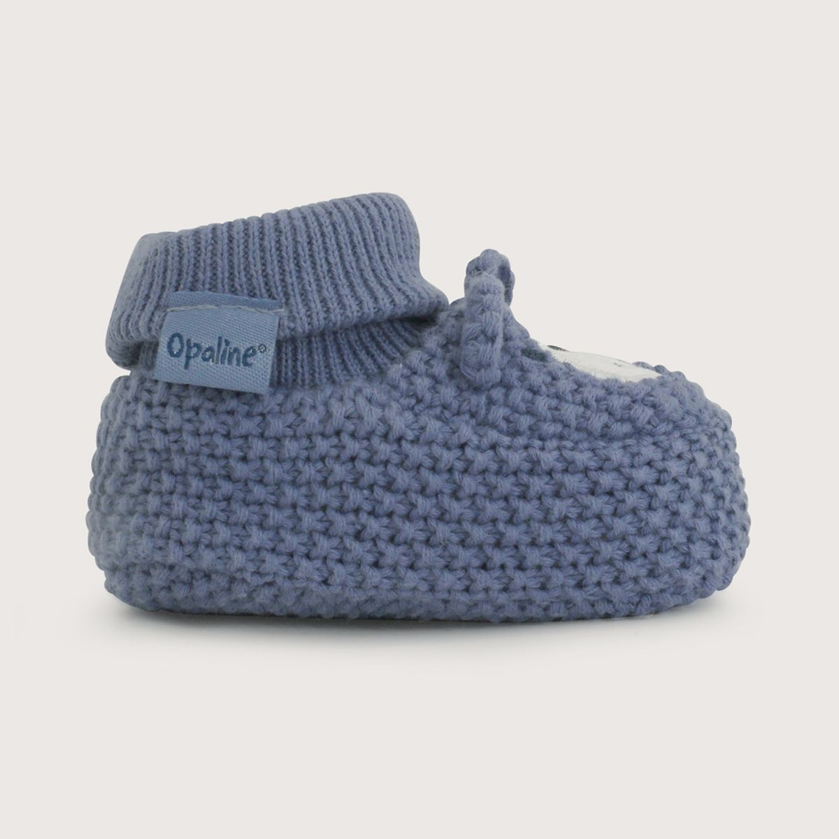 OPALINE - Botín Tejido Azul Bebé
