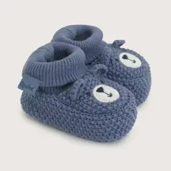 OPALINE - Botín Tejido Azul Bebé
