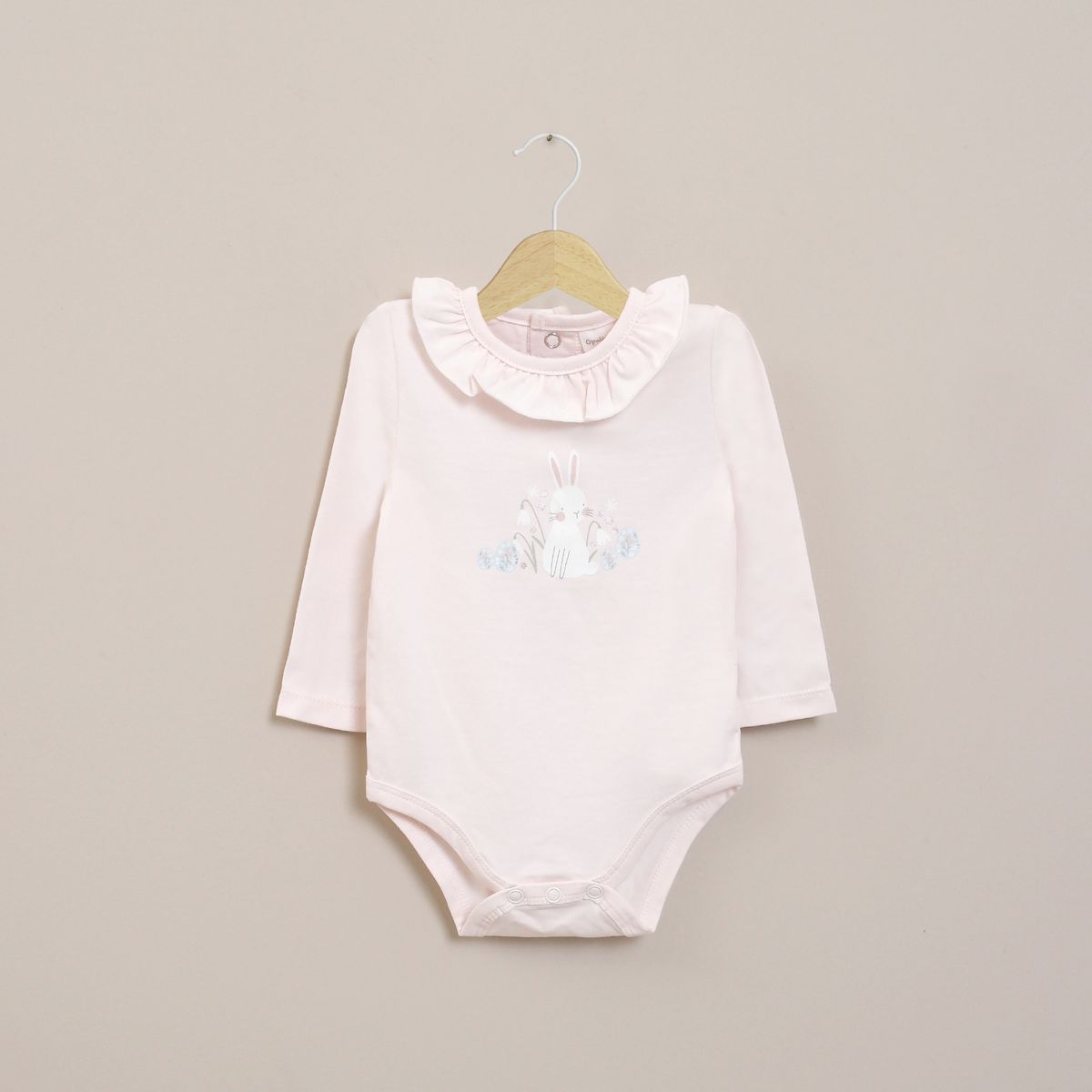 OPALINE - Body Bebe Niña Conejo Rosado