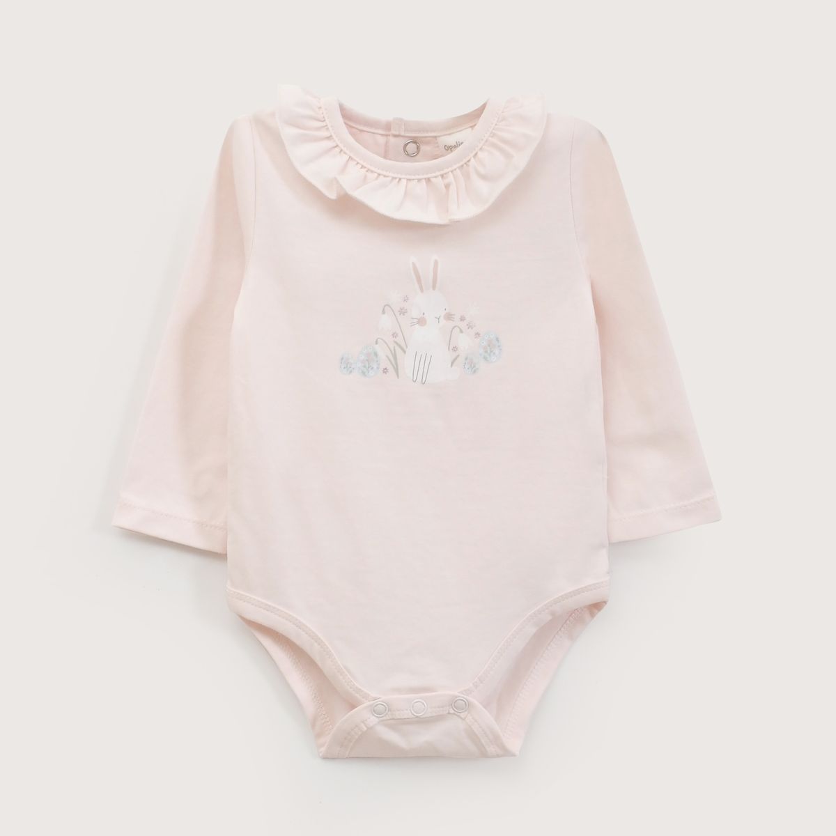 OPALINE - Body Bebe Niña Conejo Rosado