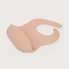 OPALINE - Babero bebé rosado