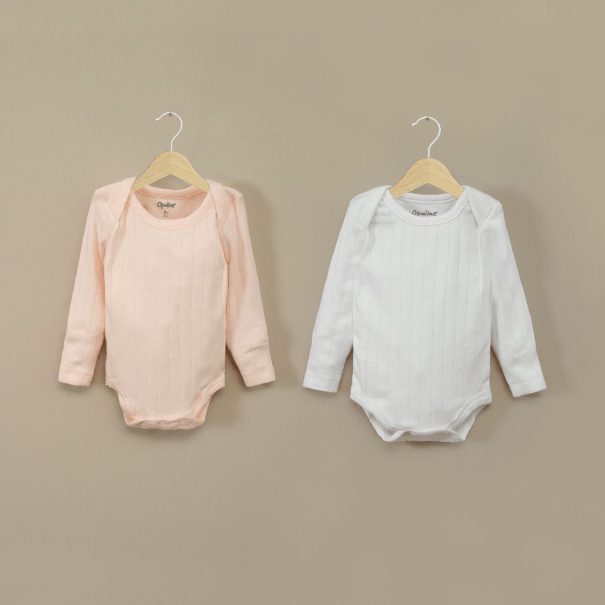 OPALINE - Pack De 2 Bodys Algodón Niña Rosado