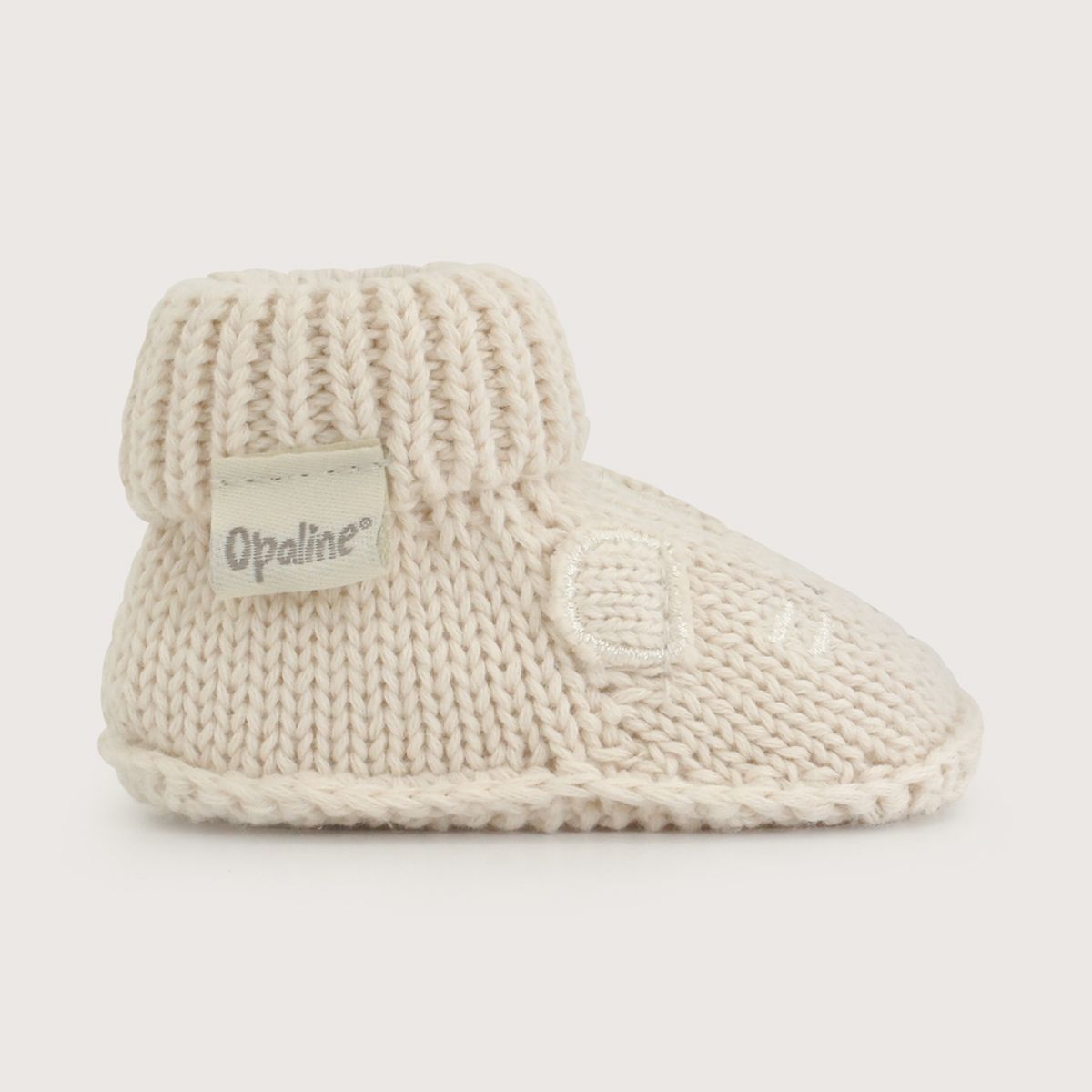 OPALINE - Botín Tejido Beige Bebé