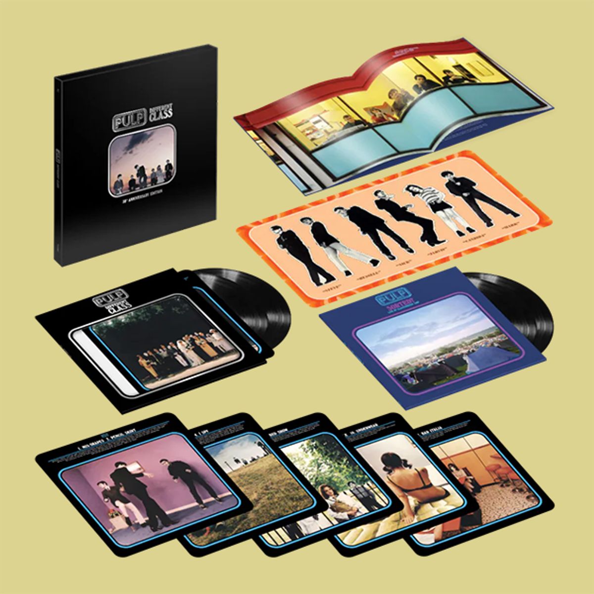 GENERICO - Pulp – Different Class, 30th Anniversary Edition; Box Set de 4 Vinilos